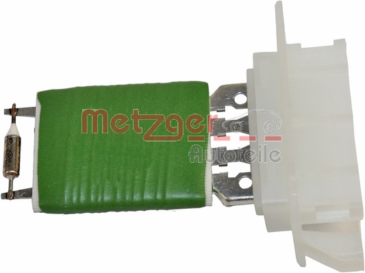 Odpor vnútorného ventilátora METZGER